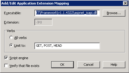 IIS config